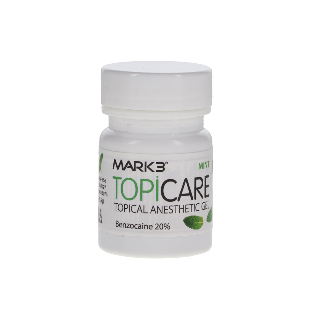 MARK3 Topicare Topical Anesthetic Gel Mint 1oz Jar 1584 – Madrid Dental ...