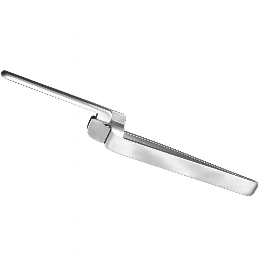 Stainless steel articulating paper forceps with bite marking paper