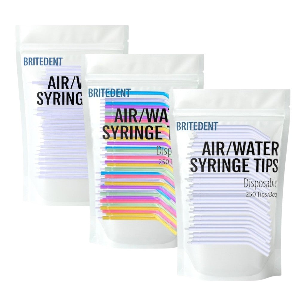 BRITEDENT Air Water Syringe Tips 250/Bag