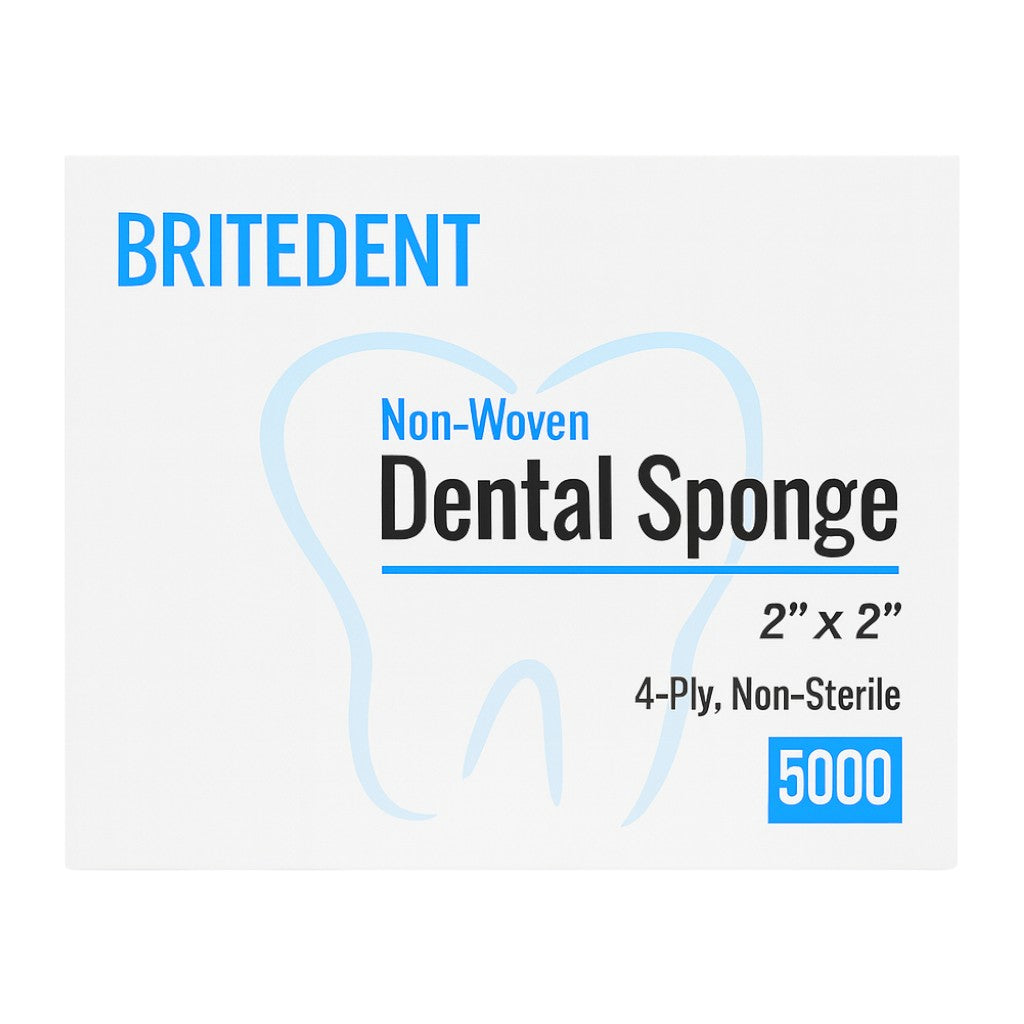 BRITEDENT Dental Gauze Sponges 2x2 Non-Woven Case