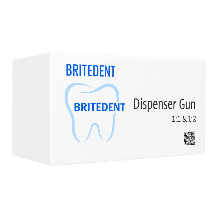 BRITEDENT Dental Impression Dispenser Gun 1:1 & 1:2 box 