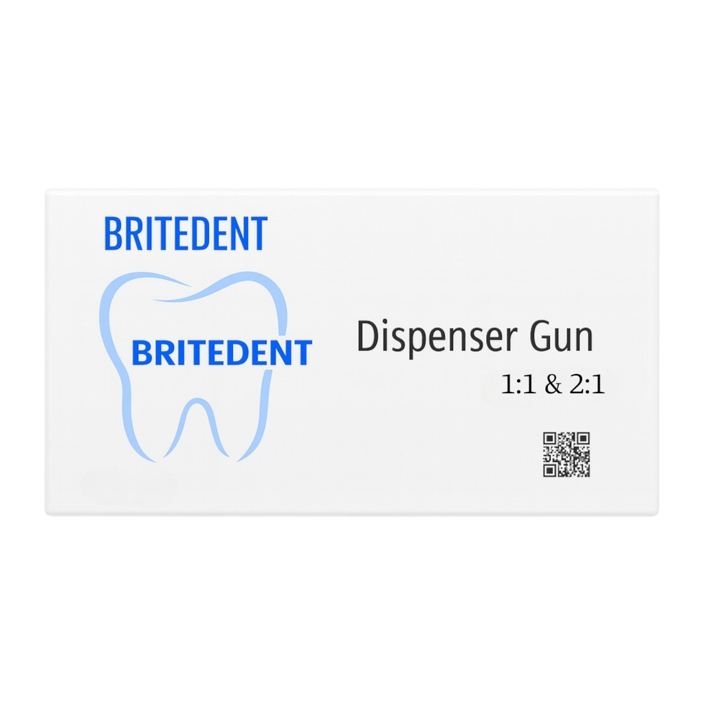 BRITEDENT Dental Impression Dispenser Gun 1:1 & 2:1 ratio