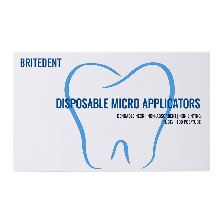 BRITEDENT Dental Micro Applicator Brushes 400 Applicators
