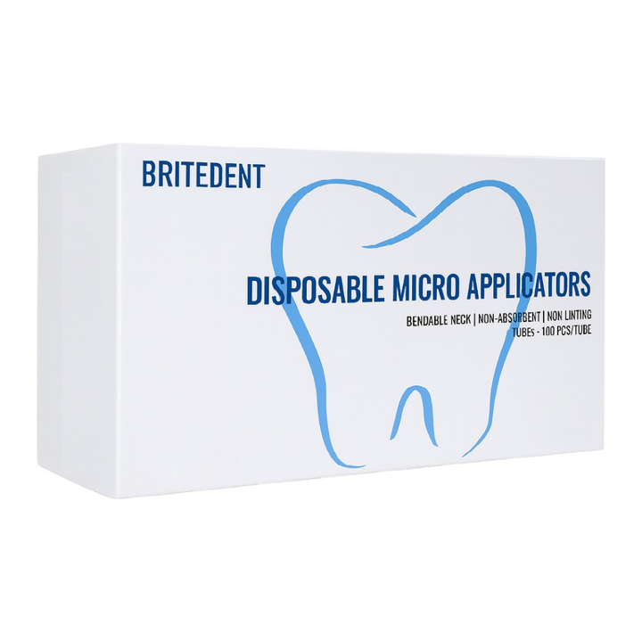 BRITEDENT Dental Micro Applicator Brushes 400 Pack Box