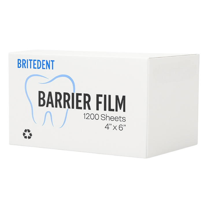 BRITEDENT barrier film adhesive protective sheets 4x6 1200 roll all color