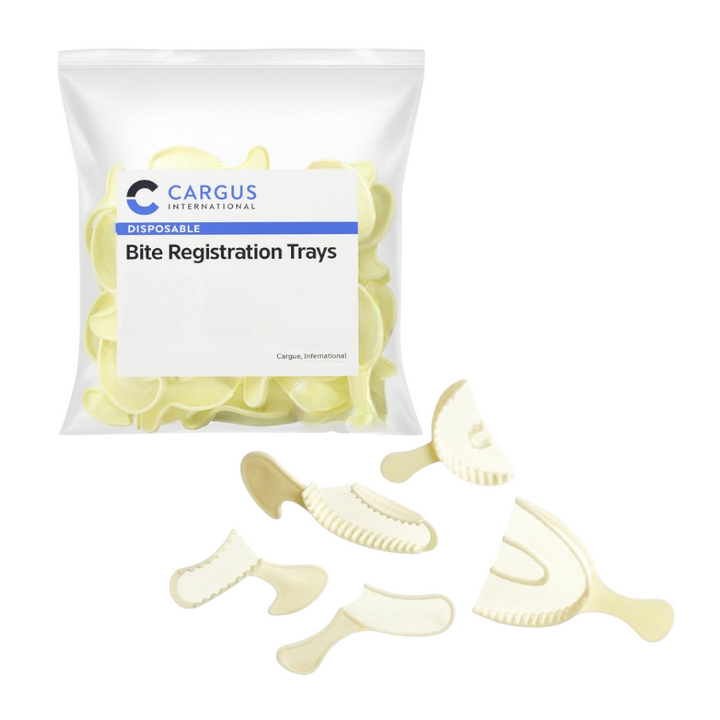 Cargus disposable bite registration trays anterior quadrant posterior dental 35 50 per box