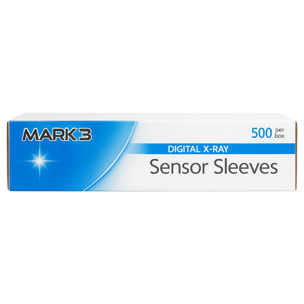 MARK3 digital X-ray sensor sleeves 500 box disposable clear barrier sleeves size 1 and 2