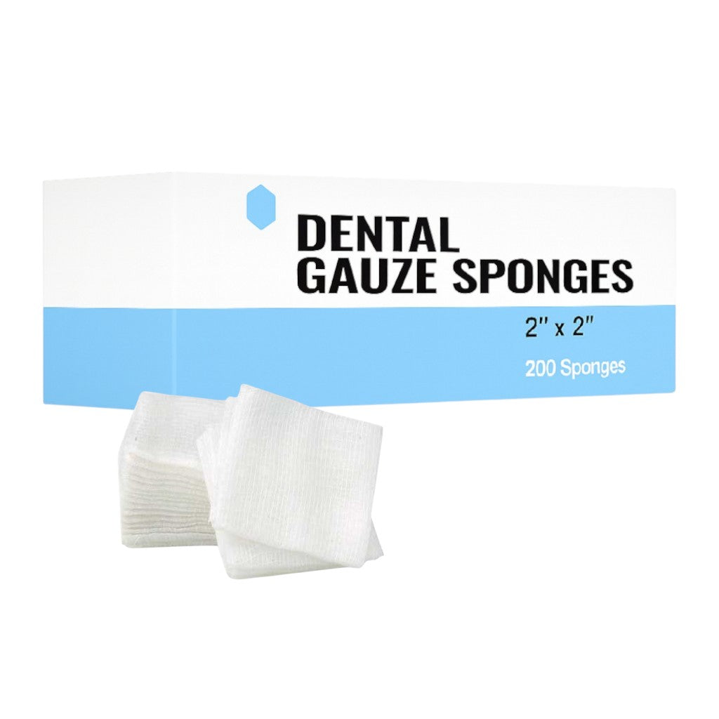 Madrid Dental Choice Absorbent Non-Sterile Gauze Sponges 2x2 Gauzes 4-Ply 