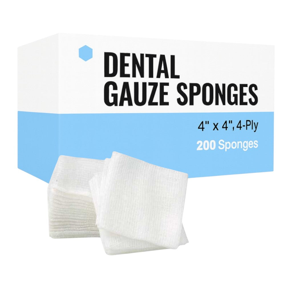 Madrid Dental Choice Absorbent Non-Sterile Gauze Sponges 4x4 Gauzes 4-Ply 