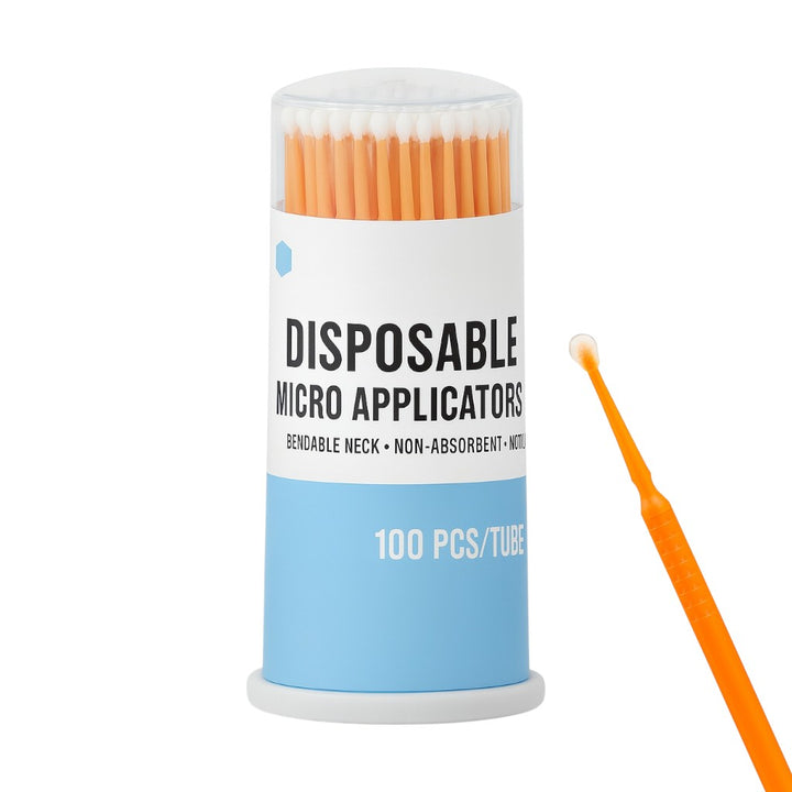 Madrid Dental Choice Disposable Micro Applicators 100 Tips Orange