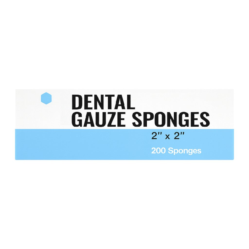 Madrid Dental Choice Absorbent Non-Sterile Gauze Sponges 2x2 Gauzes 4-Ply 200 Pack