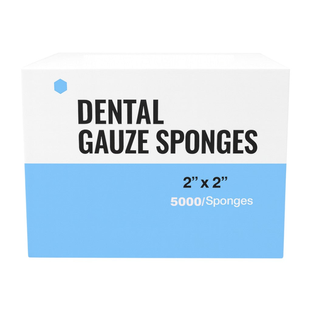 Madrid Dental Choice Disposable Absorbent Non-Sterile Gauze Sponges 2x2 Gauzes 4-Ply Case