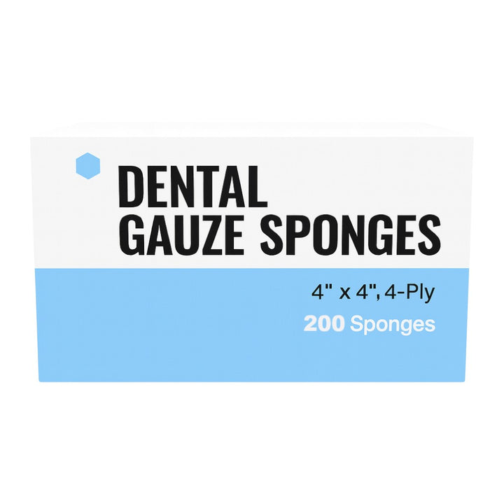 Madrid Dental Choice Absorbent Non-Sterile Gauze Sponges 4x4 Gauzes 4-Ply 200 Pack
