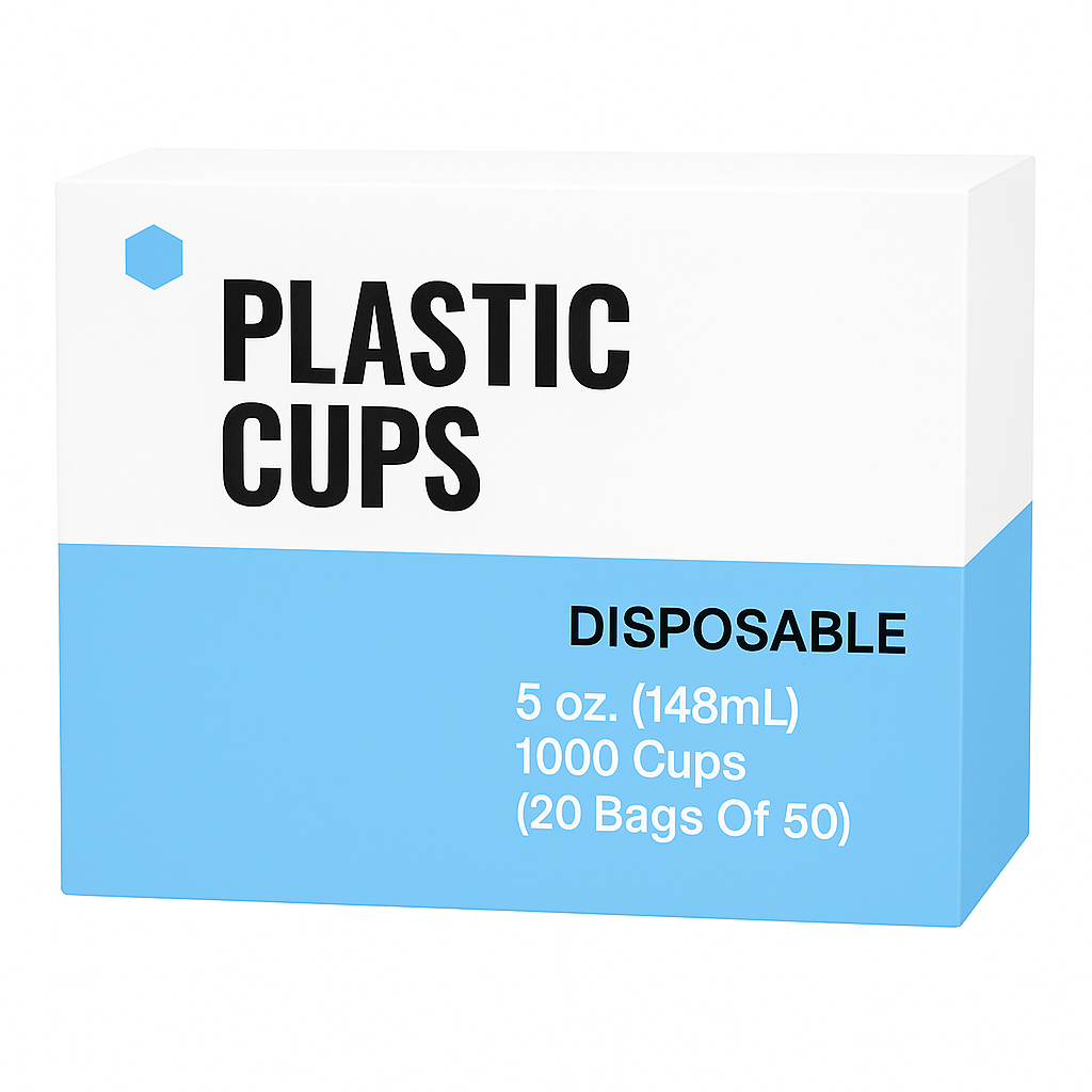 Madrid Dental Choice Disposable Plastic Cups 5 oz 1000/Case