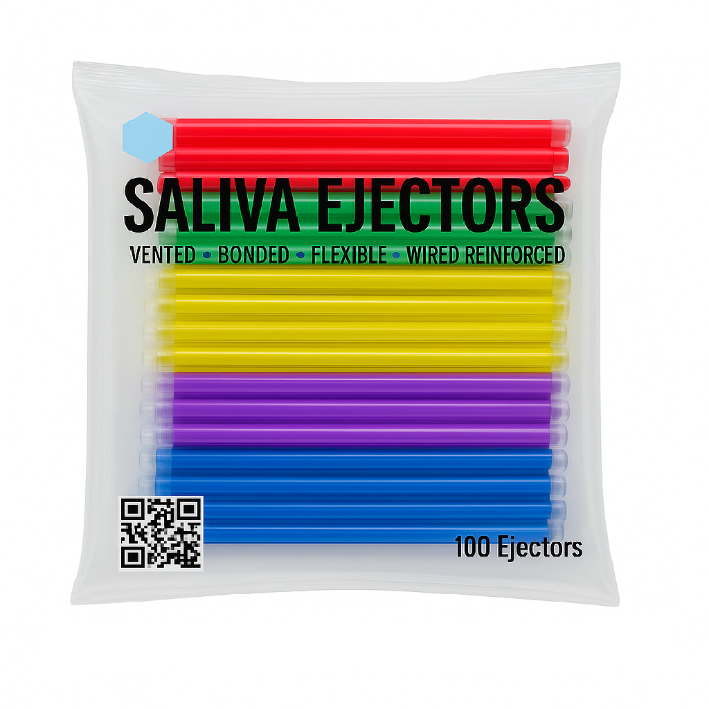 Madrid-Dental-Choice-Saliva-Ejectors-Assorted-disposable-100-Ejectors-Bag