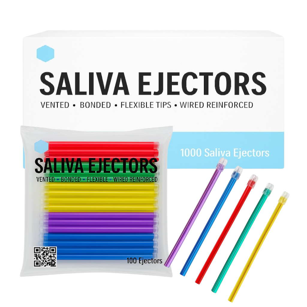 Madrid-Dental-Choice-Saliva-Ejectors-Assorted-disposable-1000-Ejectors
