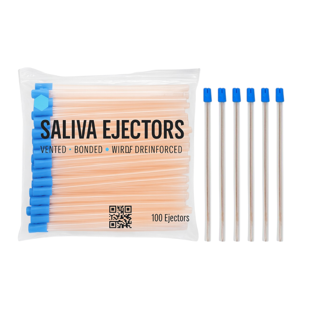 Madrid-Dental-Choice-Saliva-Ejectors-Clear-Blue-disposable-100-Ejectors