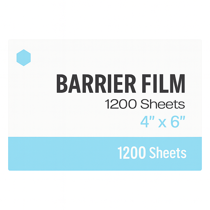 Madrid Dental Choice barrier film 4x6 adhesive protective disposable sheets 1200 roll 4 colors