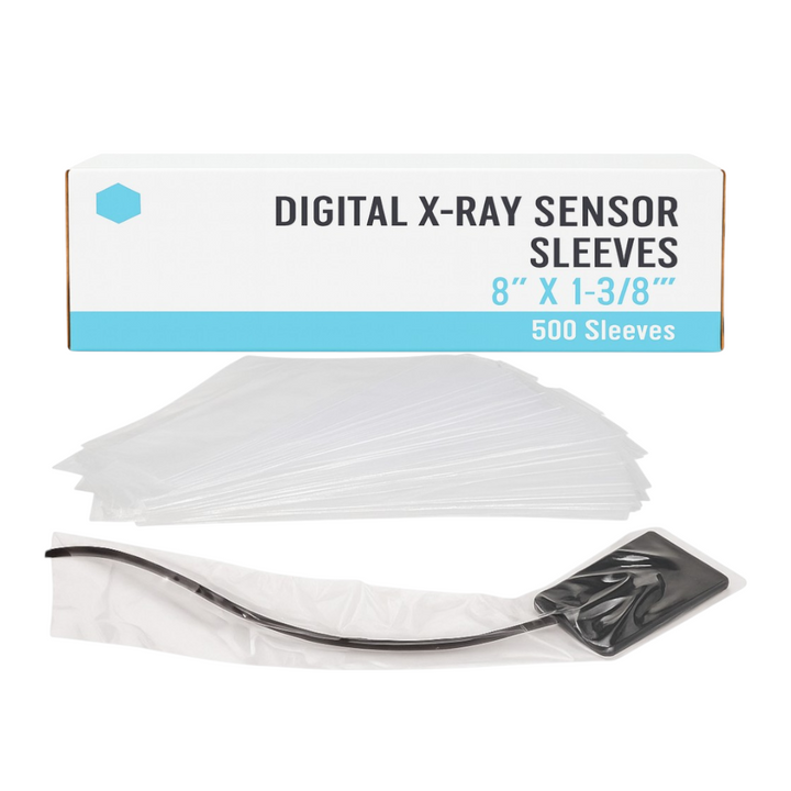 Madrid Dental Choice digital X-ray sensor sleeves disposable 500 box size 8 x1-3/8