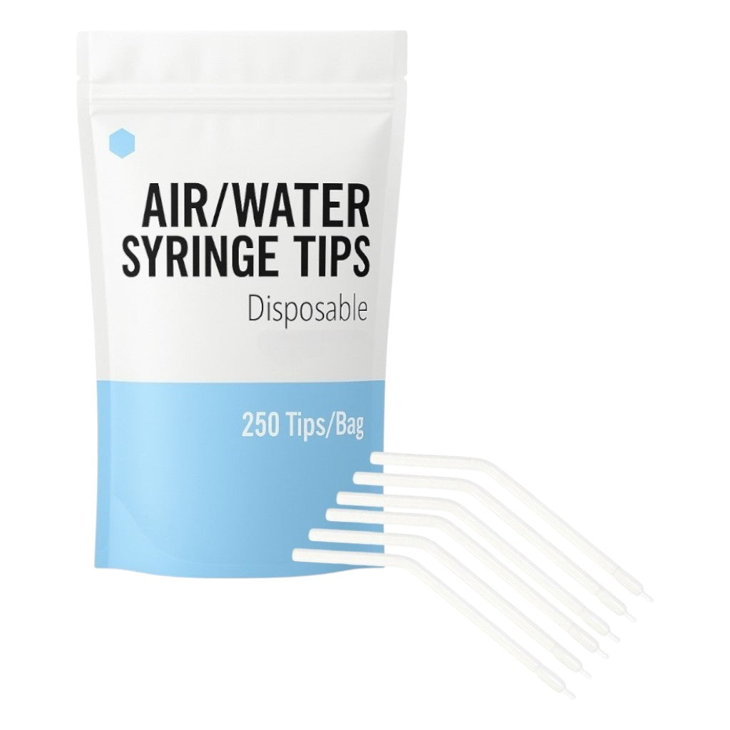 Madrid Dental Supply White Disposable Air Water Syringe Tips 250 Bag