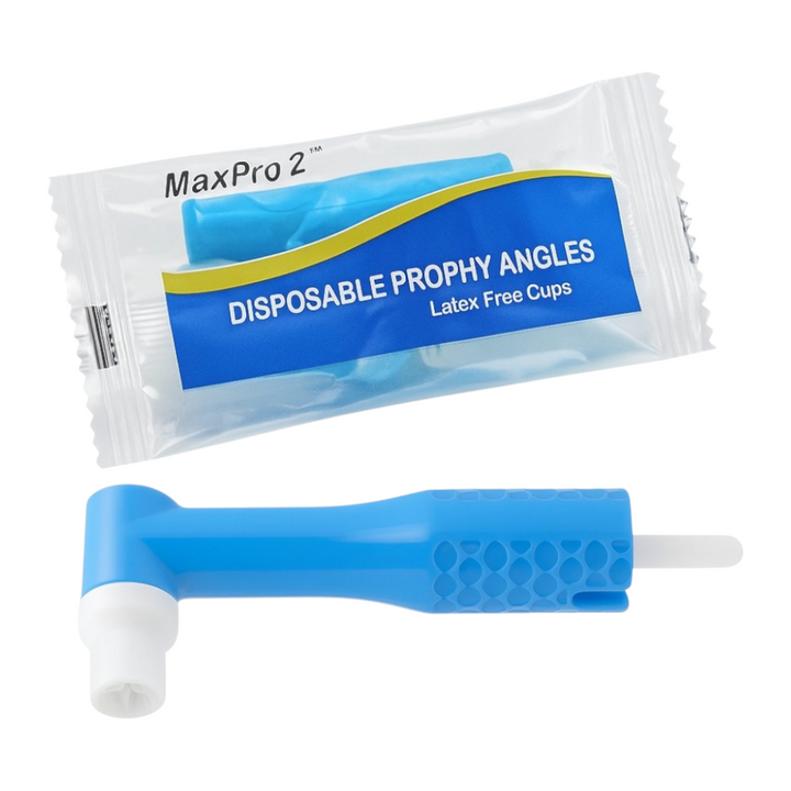 MaxPro 2 disposable prophy angles firm white latex free cups
