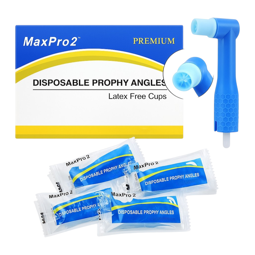MaxPro 2 disposable prophy angles soft blue 