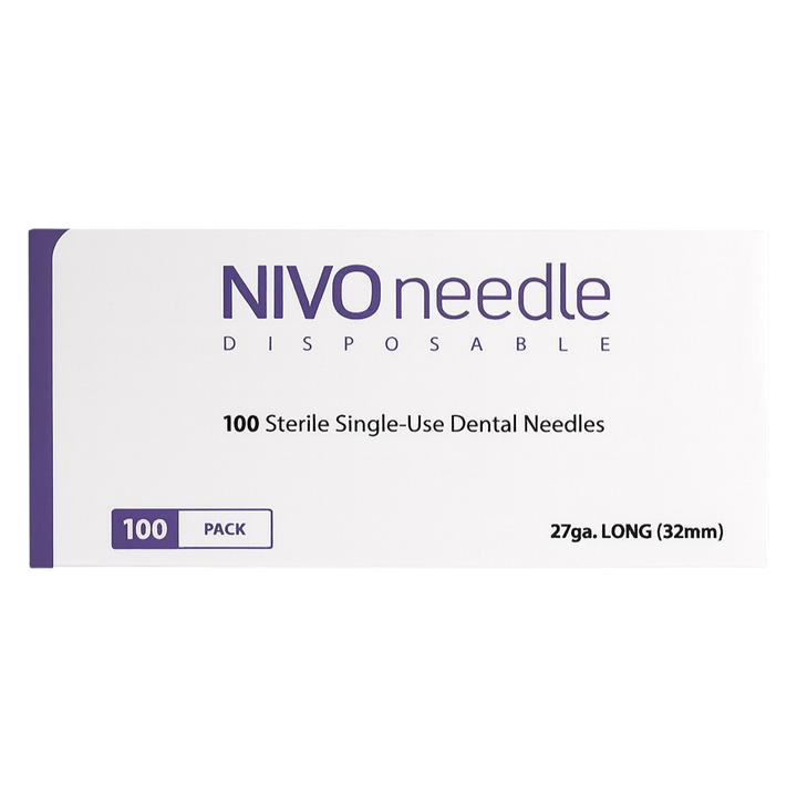 NIVO 27G Long Disposable Dental Needles sterile single use 100/Box