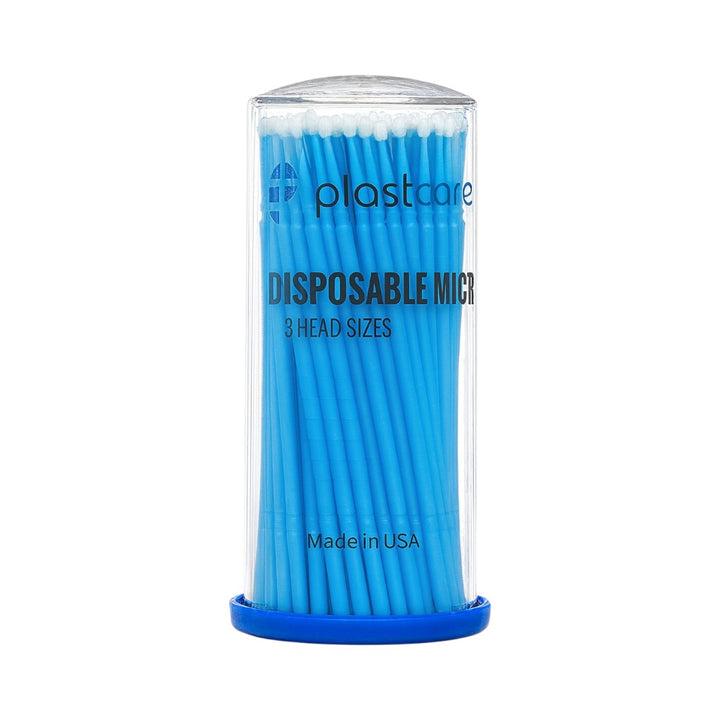 PlastCare USA Disposable Micro Applicators Blue 100 Tube