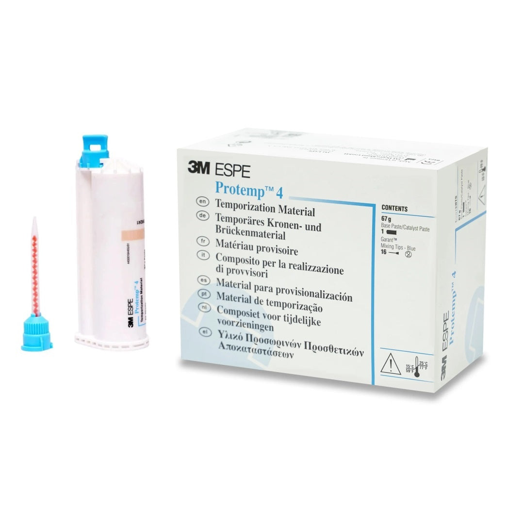 3M ESPE Protemp 4 Garant A3 Temporization Crown & Bridge Material 46957: High-quality dental temporary material for crowns & bridges. Precise fit, outstanding aesthetics, quick setting, and durable. Shade A3.