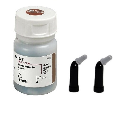 3M ESPE Filtek Z250 A1 Compules Universal Microhybrid Restorative, 20 - .20 Gm. Compules 6021A1 for Dental Procedures