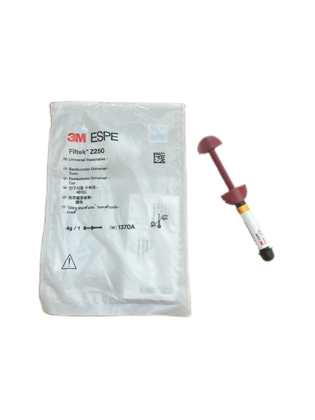 3M ESPE Filtek Z250 A1 Syringe 1370A1 - Universal Microhybrid Restorative, A1 Shade, 1-4 Gm. Syringe for Dental Procedures