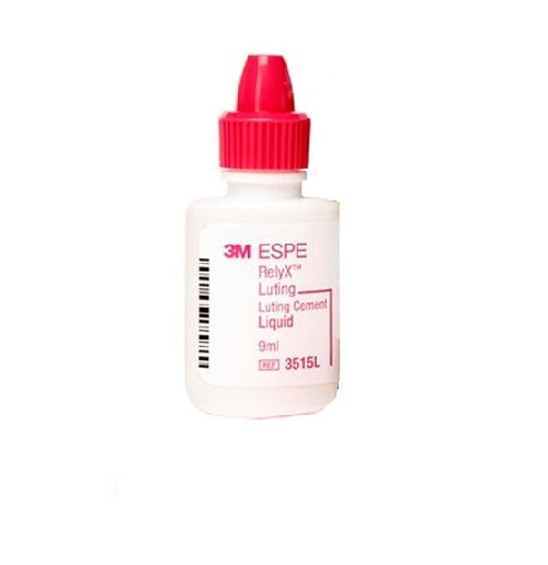 3M ESPE RelyX Luting Cement Liquid 9mL Refill 3515L - Dental Bonding Solution for Restorations - Strong and Durable Adhesion - Translucent Tooth-Colored Finish - Versatile Application