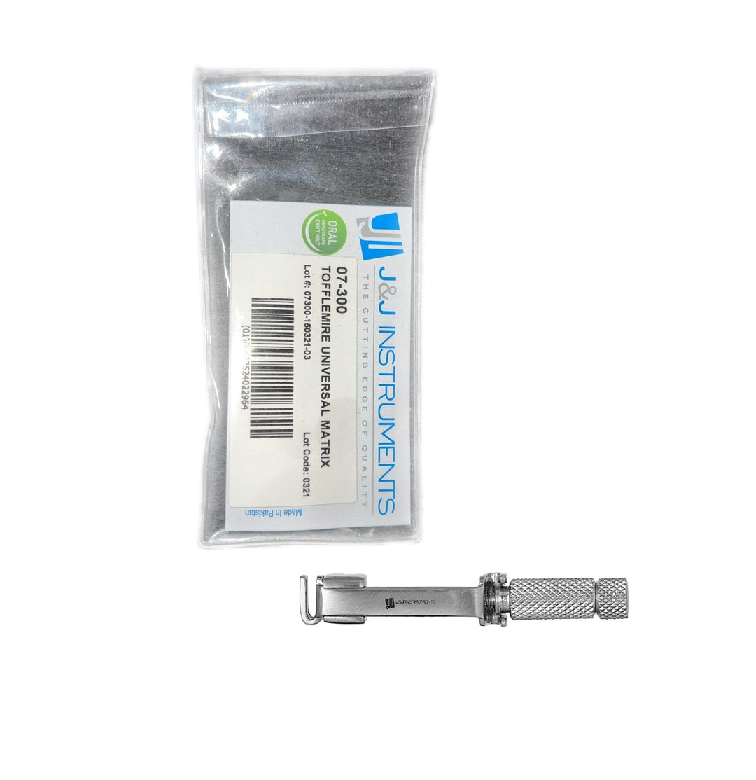 J&J Tofflemire Type Matrix Retainer - 07-300 - Precision Dental Instrument for Adults - Secure and Versatile Matrix Retention - High-Quality Dental Tool